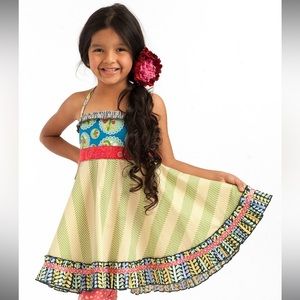 Matilda Jane Limeade Ellie Roundabout Dress Size 2